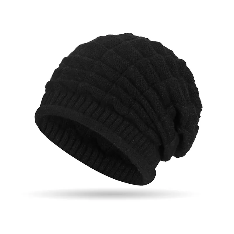 Damen-Beanie-Mütze, modische, klobige Slouch-Mütze mit elastischen Ohrenwärmern, handwaschbar, leicht, für den Herbst – Detail 2