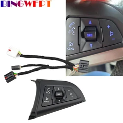 Cruise Control Switch Multifunction Steering Wheel Button Bluetooth Audio Cruise Speed Control For Chevrolet Cruze 2009-2014