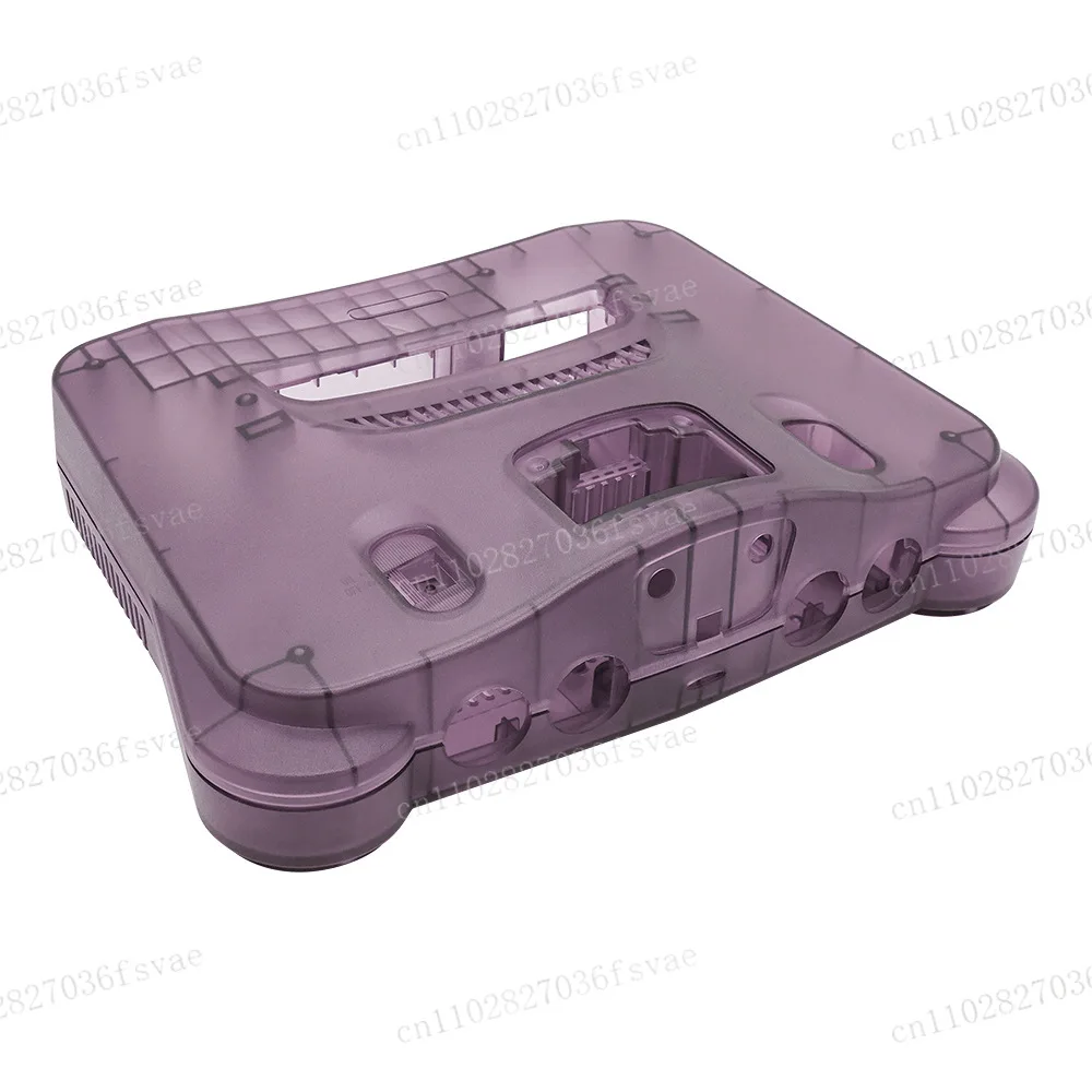 N64 Game Console Case, Retro Video Game Console Translucent Replacement Plastic Case
