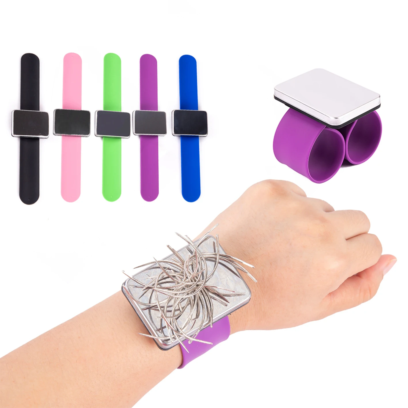 

Силиконовый ремешок-держатель для заколок, профессиональные парикмахерские инструменты для укладки волос, аксессуары для салонов красоты