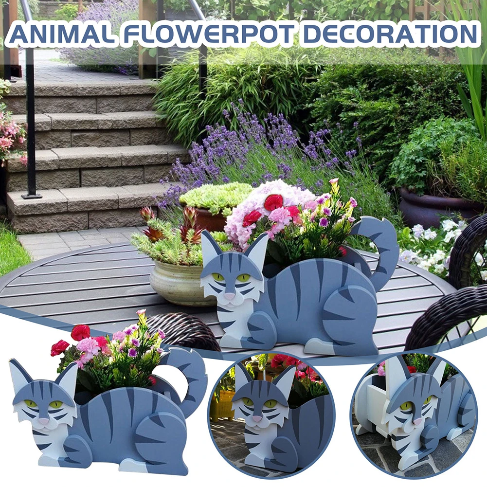 Durable High Quality Practical Useful Brand New Plant Pots Plant Stands Flower Pot For Potted Plant Siamese Cat