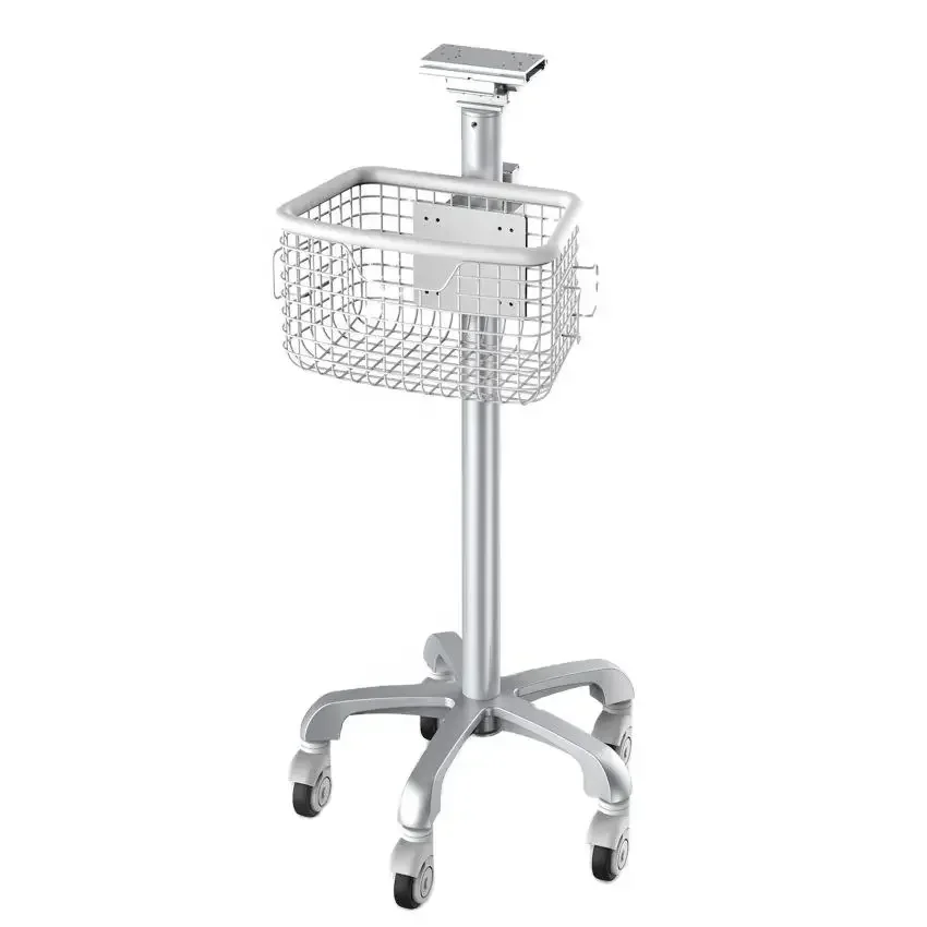 nstrument stainless steel stand patient monitor cart for hospital