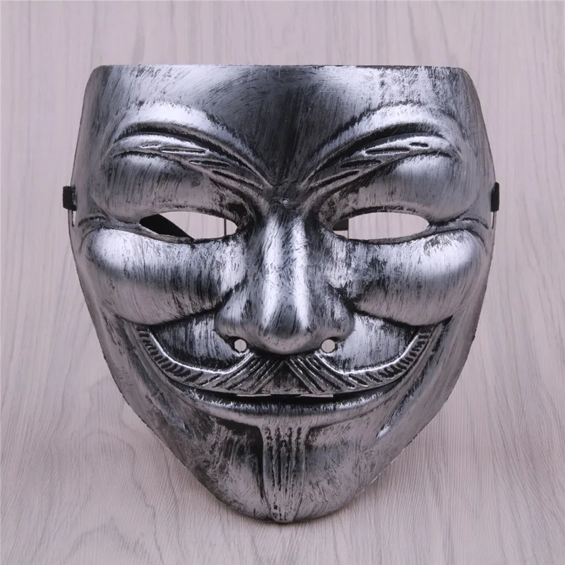 Halloween Christmas Party Movie Cosplay V for Vendetta Hacker Mask Anonymous Guy Fawkes Gift Adult Kids Film Theme Mask Joker