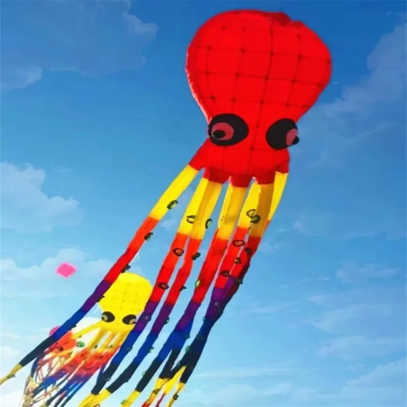 Free shipping new 13m large octopus kites for adult flying toys kite reel inflatable kite flying inflatable games Novelty toys