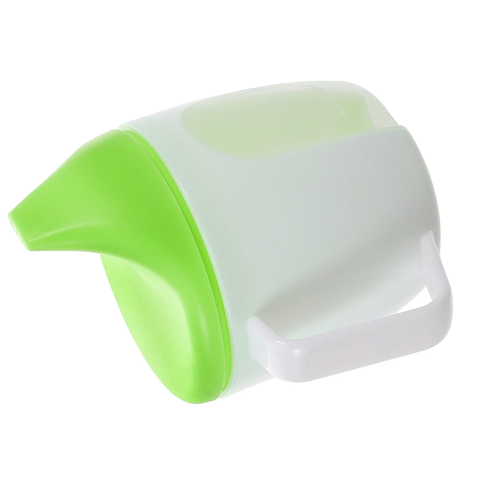 منقار البط مع مقياس قياس المقبض للأطفال الصغار الرضع كوب تدريب زجاجة امتصاص مزدوج الاستخدام للأطفال #2