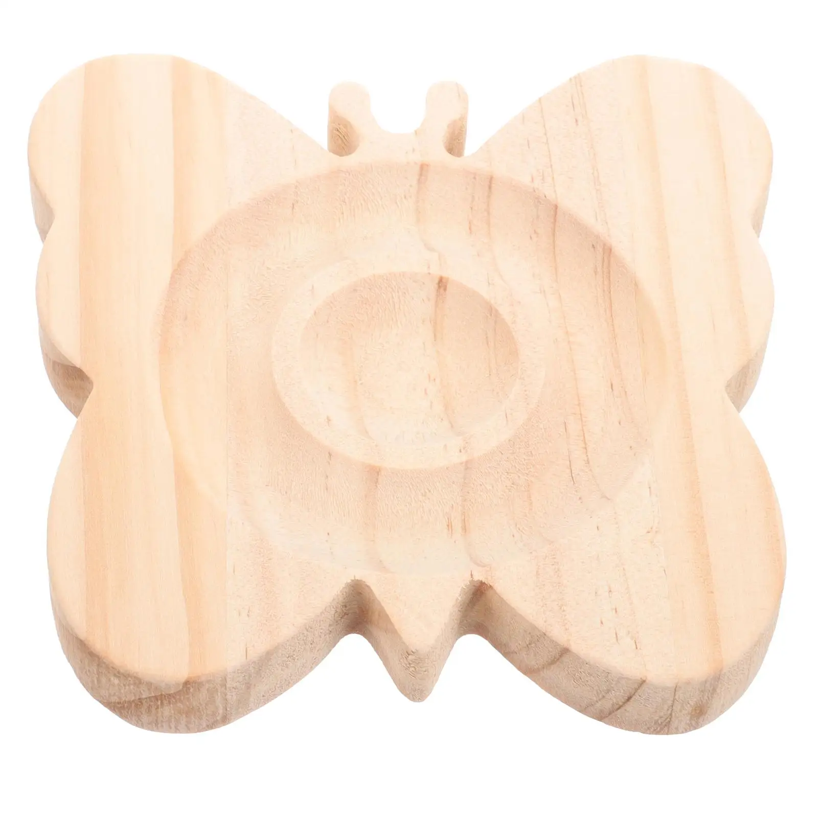 

Beaded Bracelet Display Plate Wooden Jewelry Tray Holder for Bangle Necklace Storage Round Shape Smooth Surface Durable