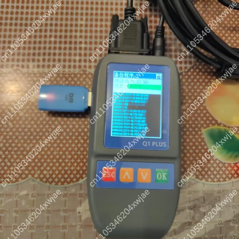 RS232-CNC DNC Transfer Box With Extra USB Flash Disk Port CNC Machine RS232 Data Transmission Adapter For Program File Transfer