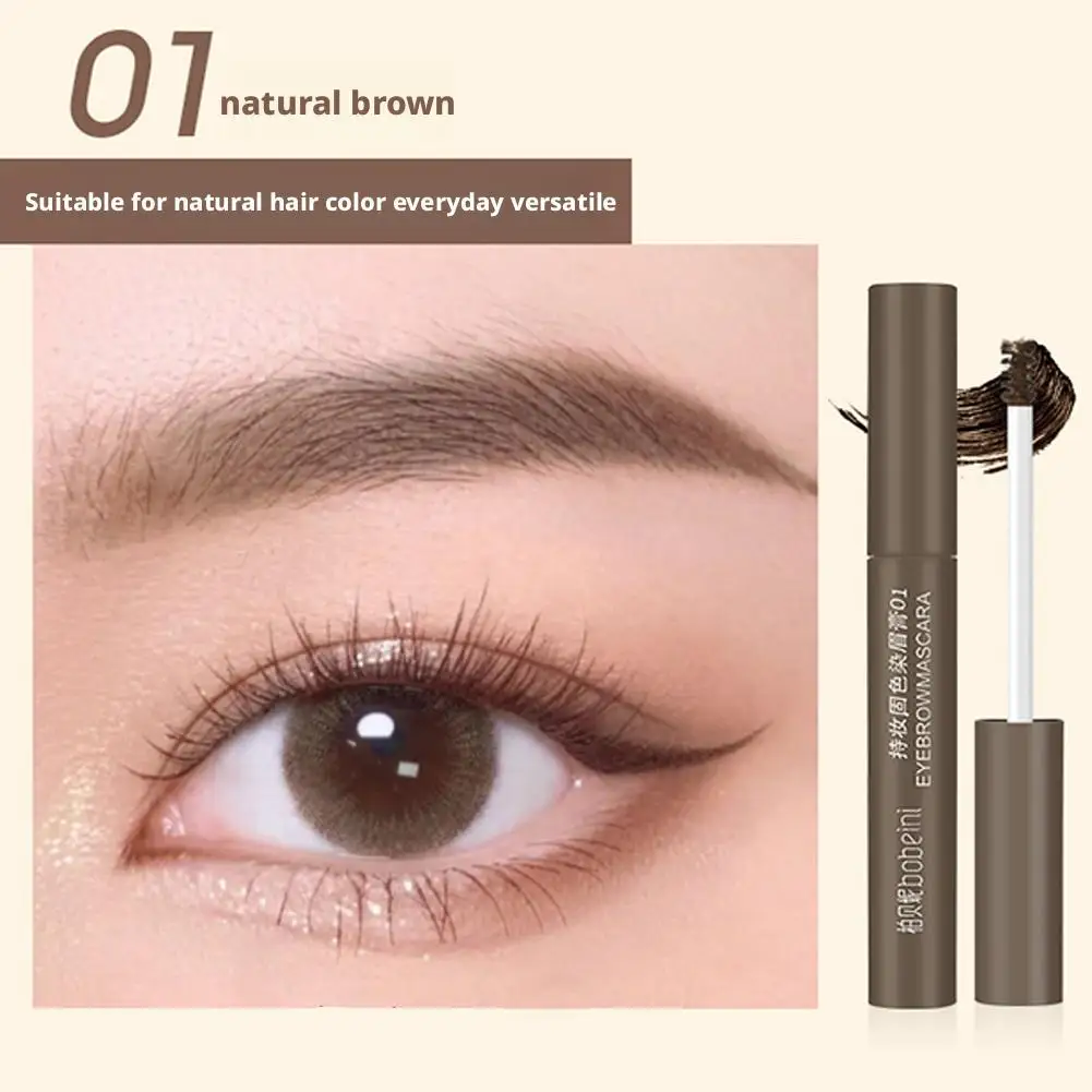 Tintura liquida Crema per sopracciglia Tintura Sopracciglia Esaltatori Naturale Impermeabile Asciugatura rapida Marrone Grigio 3D Mascara per sopracciglia Trucco Donna