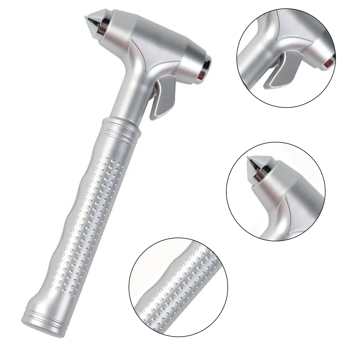 1PC Multi-function Car Emergency Escape Window Breaker and Seat Belt Cutter Hammer Emergency evacuation,Silvery