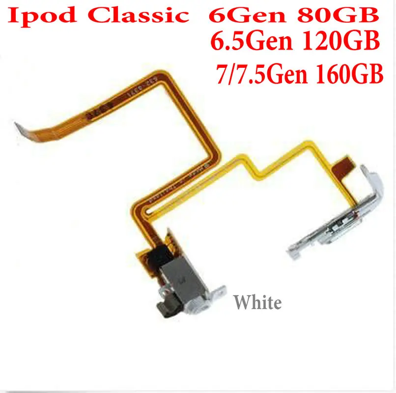 for Ipod Classic 7Gen 160GB 6Gen 80GB 120GB 5Gen 30GB White Black