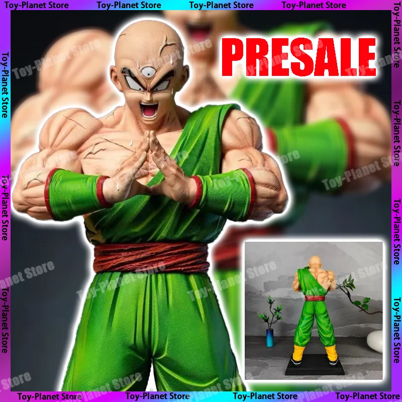 Presale 32cm Dragon Ball Z Tien Shinhan Kikoho Model Anime Action Figures Gk Statue Collection Accessory Customized Gifts Toy