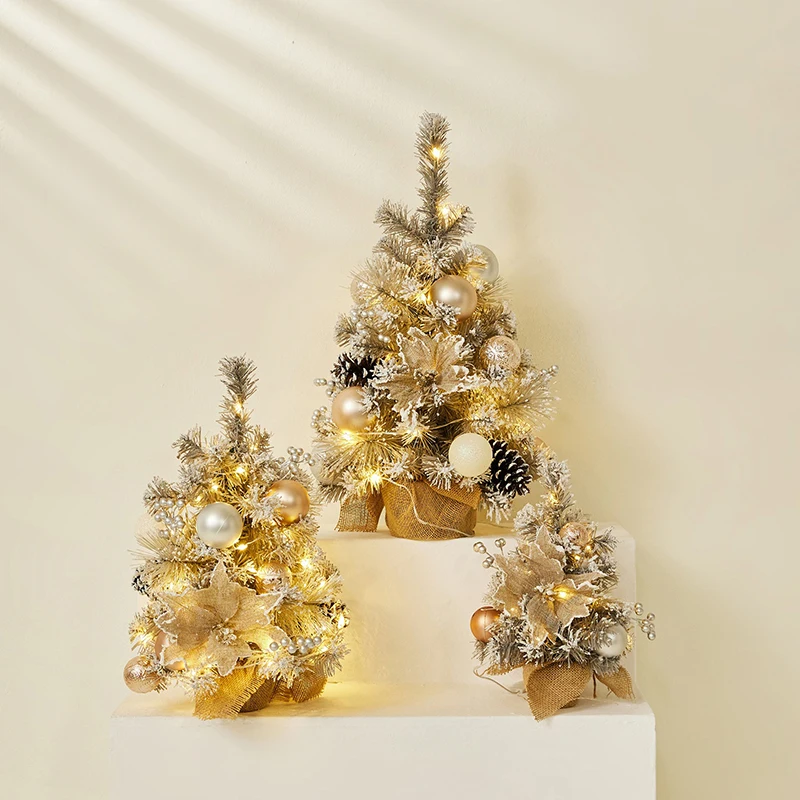 

Christmas Trees Festival Decoration Artificial Flowers Xmas Ornament For New Year Celebration