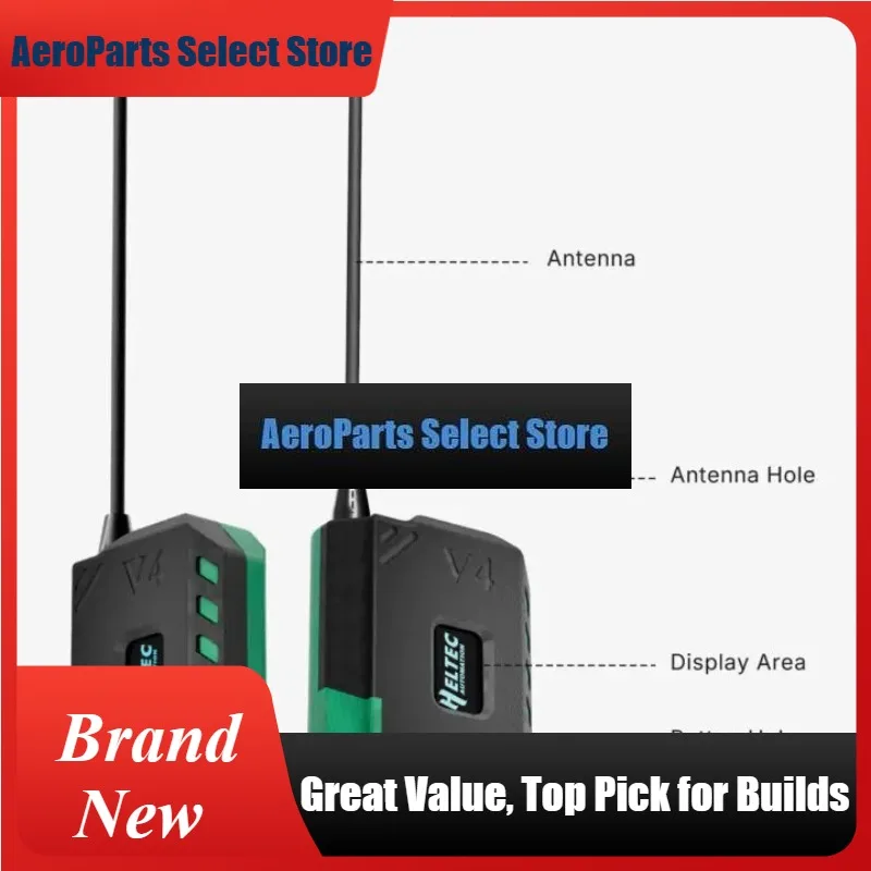 AeroPartsHeltec WiFi LoRa 32 V4 Communication Board, ESP32-S3 Based Off-Grid LoRa And Meshtastic Device With Solar Input, GNSS A