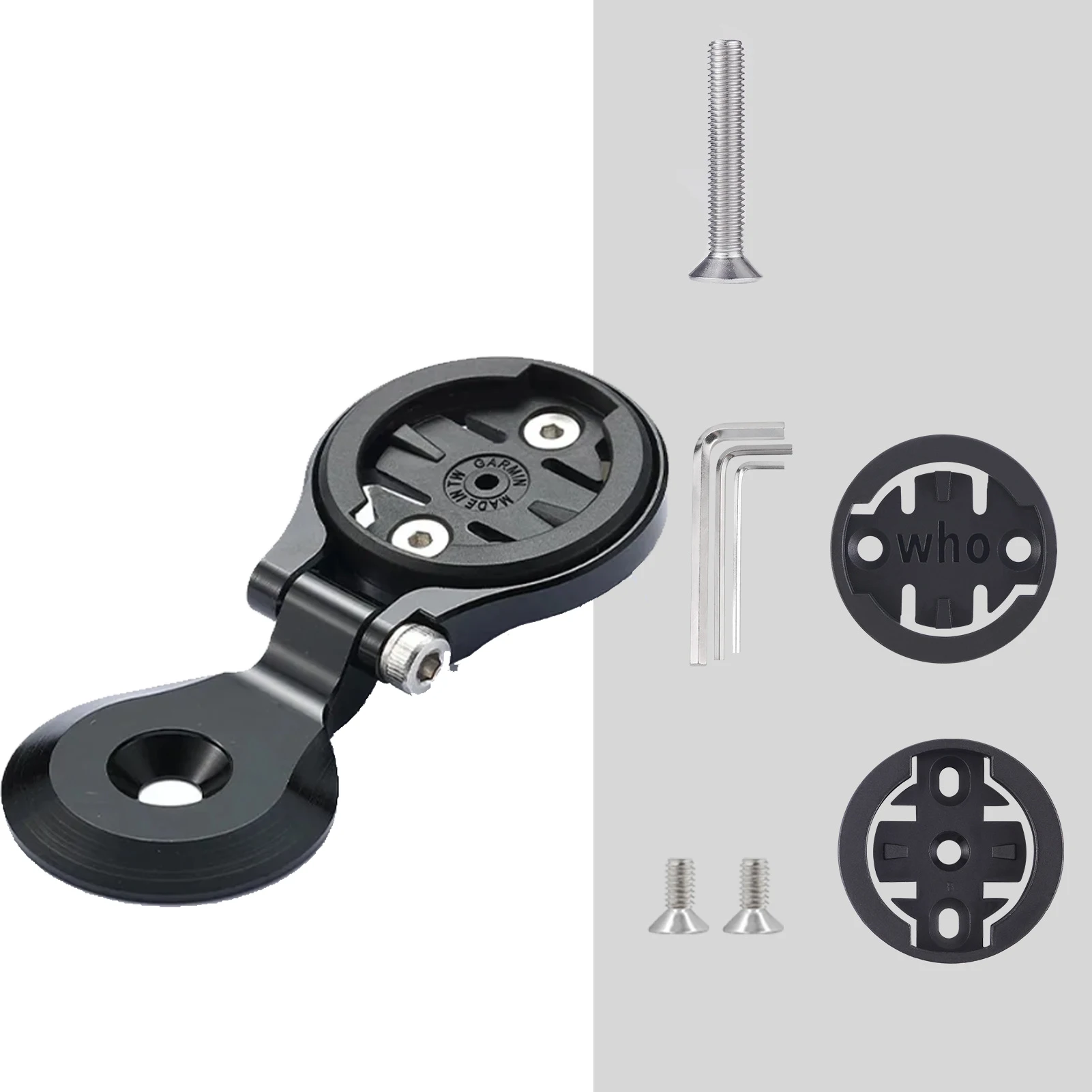 

Out Front Bike Phone Mount, Adjustable for Garmin Wahoo Bryton IGPSPORT XOSS Magene, MTB Road Bicycle Cycling Computer Holder