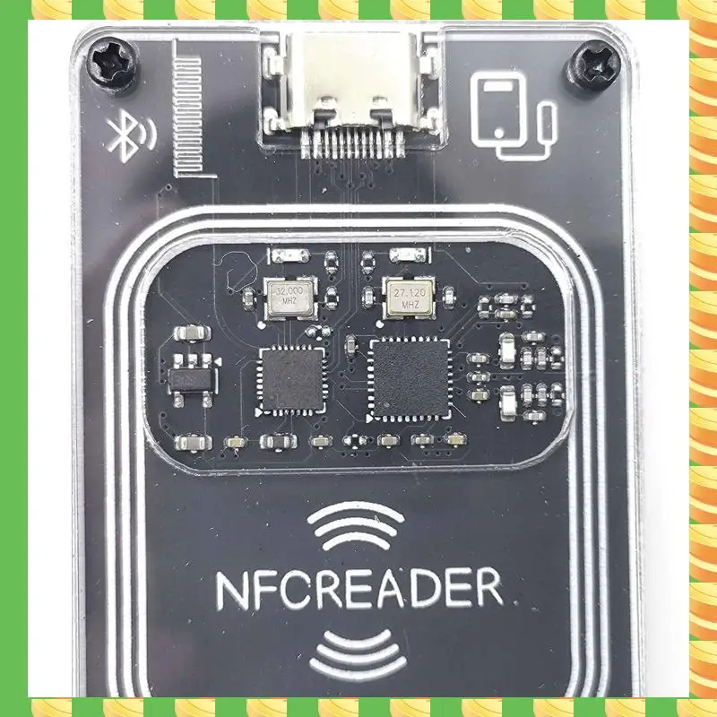 

AB53 3X PCR532 NFC RFID Bluetooth Беспроводной модуль IC Card Reader Writer RFID-эмулятор Minicopy с интерфейсом Type-C
