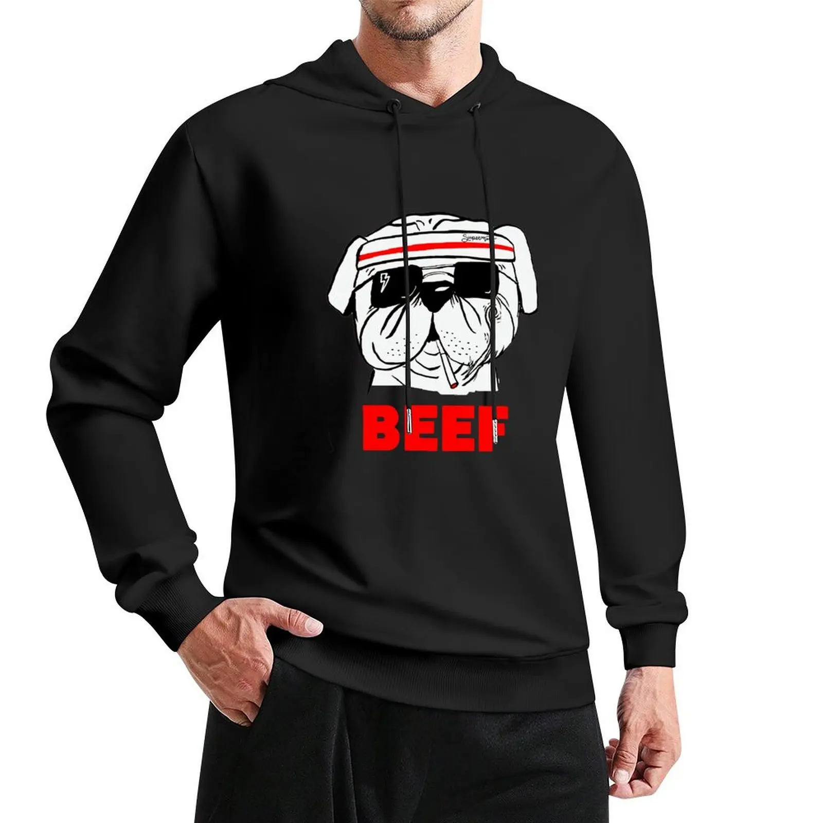 

Supermutt: Beef Pullover Hoodie anime clothing mens designer clothes autumn big size hoodie