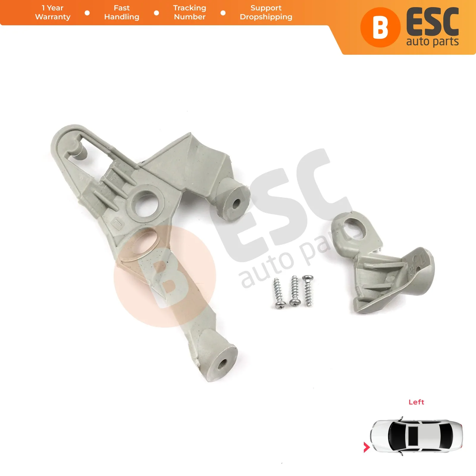 EHL534 Headlight Holder Mount Repair Bracket Tab Left for Toyota Corolla MK9 E120 E130 Fielder Allex Runx 2000-2006 811701E480