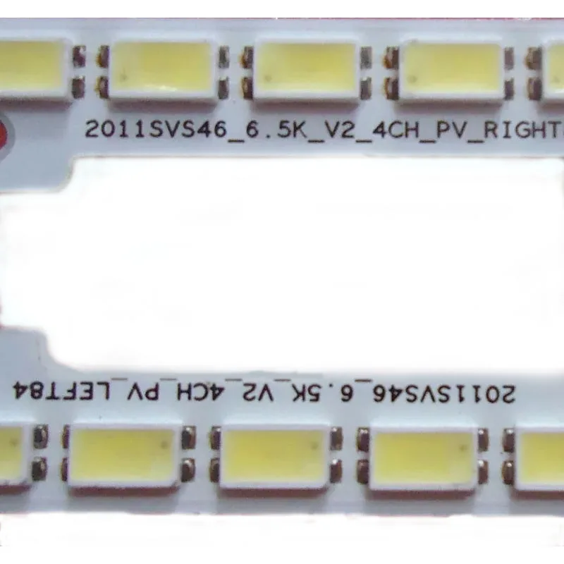 2 Pieces/lot UA46D6400UJ LED strip BN64-01645A 2011SVS46_6.5K_V2_4CH_PV_RIGHT84 LEFT84 for LTJ460HW01-H 84LED 570MM