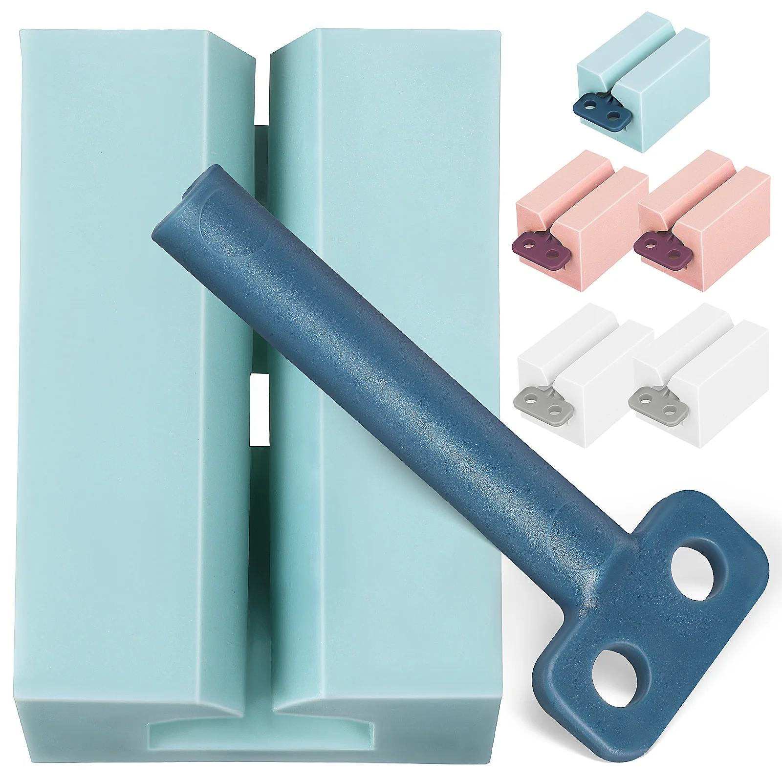 

6 Pcs Squeezer PP Plastic Toothpaste Dispenser For Kid Reusable Save Toothpaste Control Dosage Rolling Dispenser St Holder