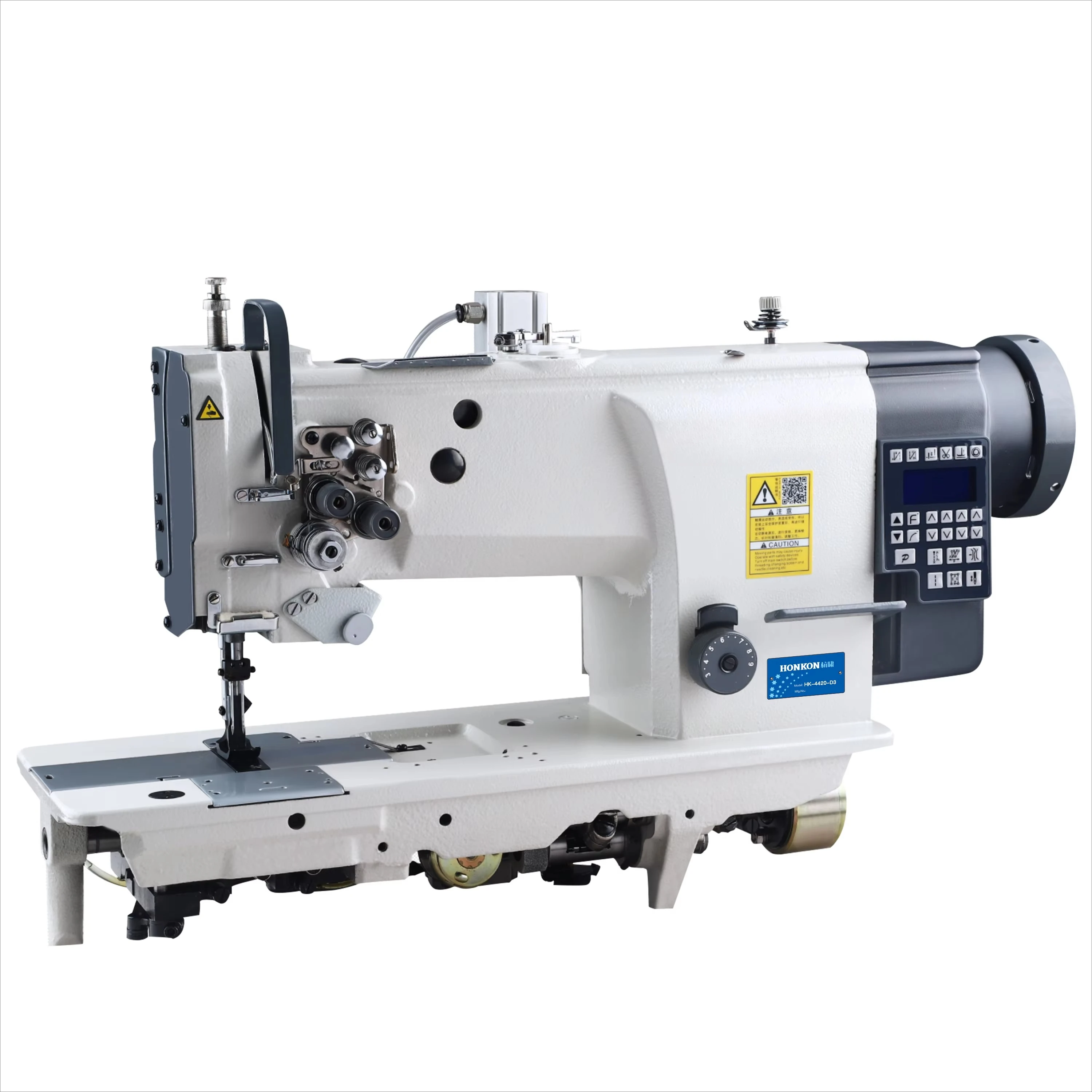 

HK 4420-D4 High-speed Double Needle Lockstitch Sewing Machine for Heavy Material