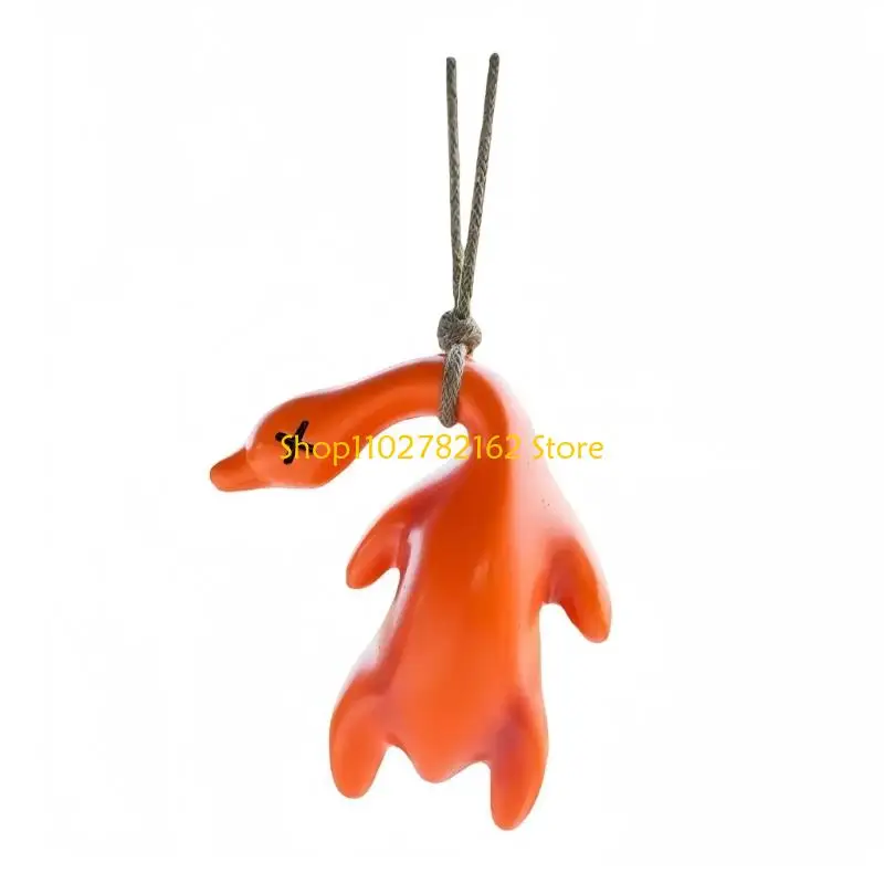 

547B Fun Driving Experience Duck Rearview Mirror Ornament with Fun Color Changing in Sunlight For Car Mirror Or Home Display