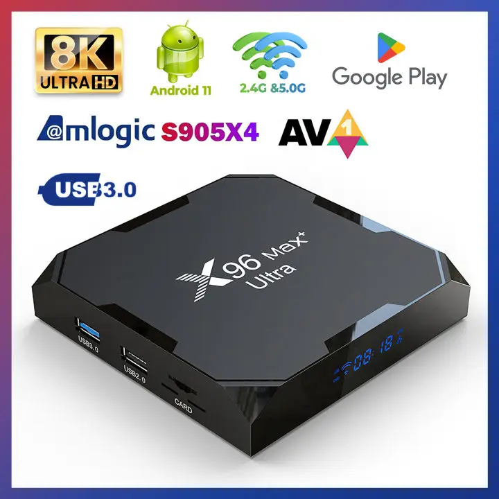 مراجعة وتحليل لجهاز X96 MAX Plus Ultra TV Box: أفضل خيار للاستمتاع بالفيديو عالي الدقة