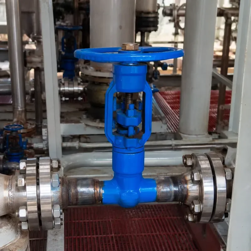 High Pressure Shut Off Globe Valve WCB WC6 WC9 Manual Handwheel Butt Weld Steam Power Plant Pipeline