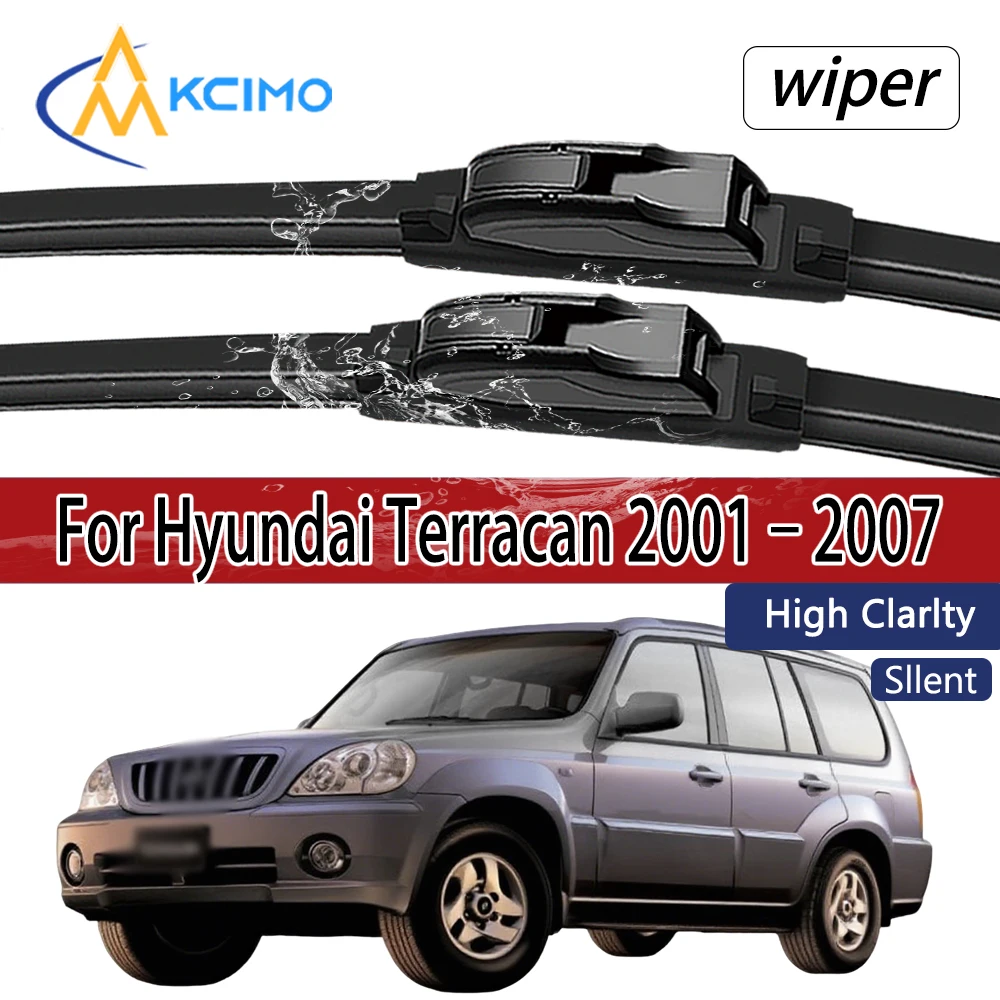

Для Hyundai Terracan 2001-2007 щетки стеклоочистителя переднего стекла 2 шт. аксессуары для окон ветрового стекла