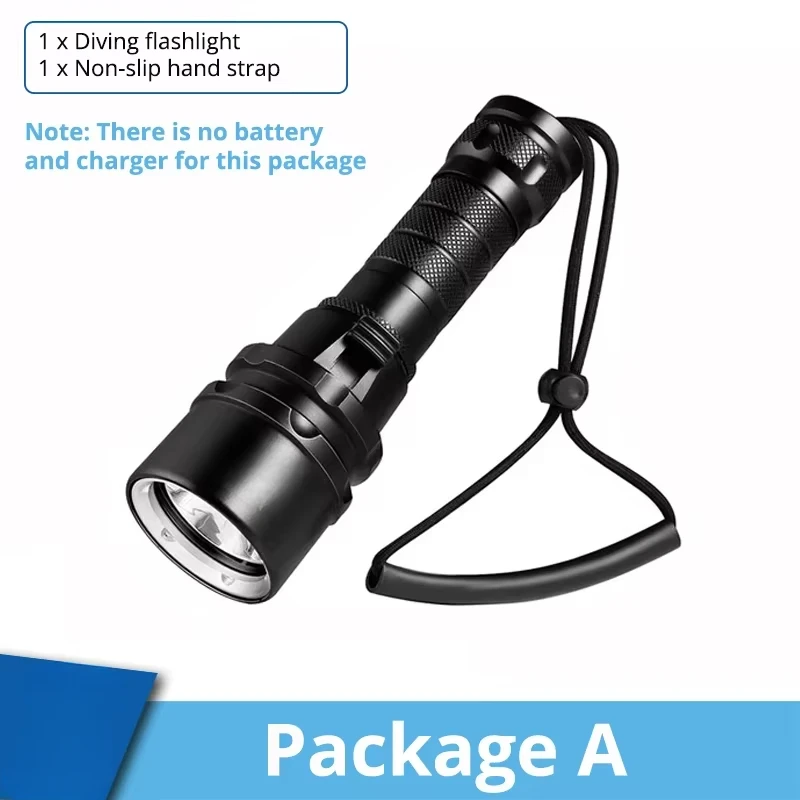 ESMARTER Dive Flashlight Black 6