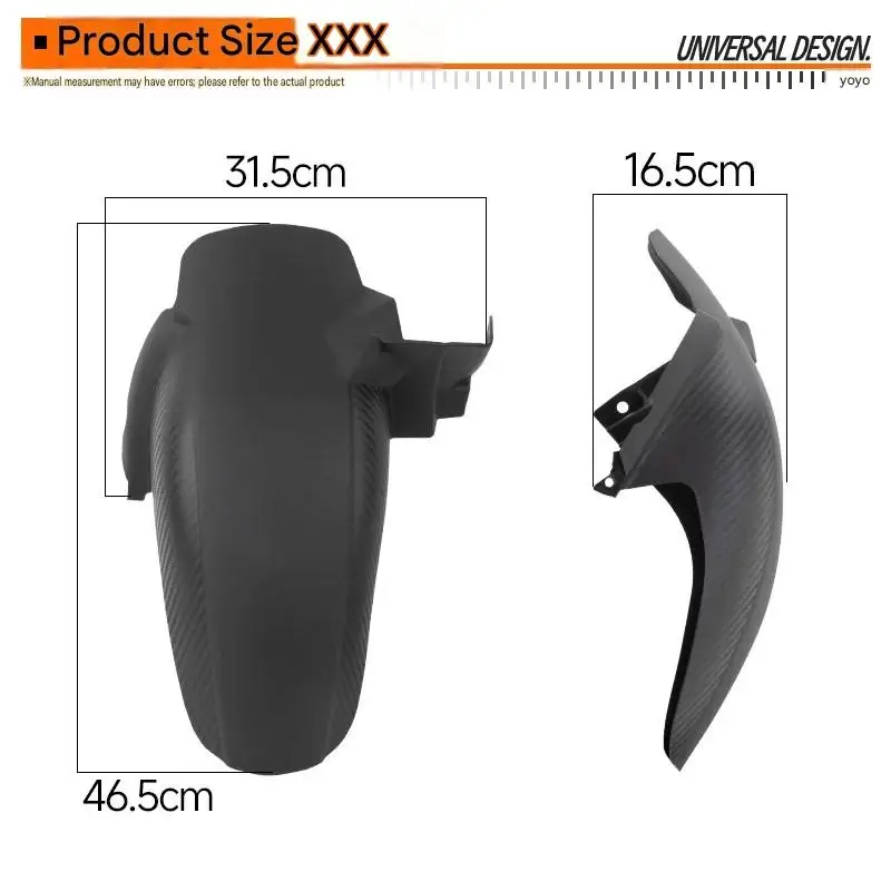 For XMAX300 2017-2024 Lengthen Rear Mudguard Block Mud Splash Prevent Tail Body Paint Dirty Riding Parts