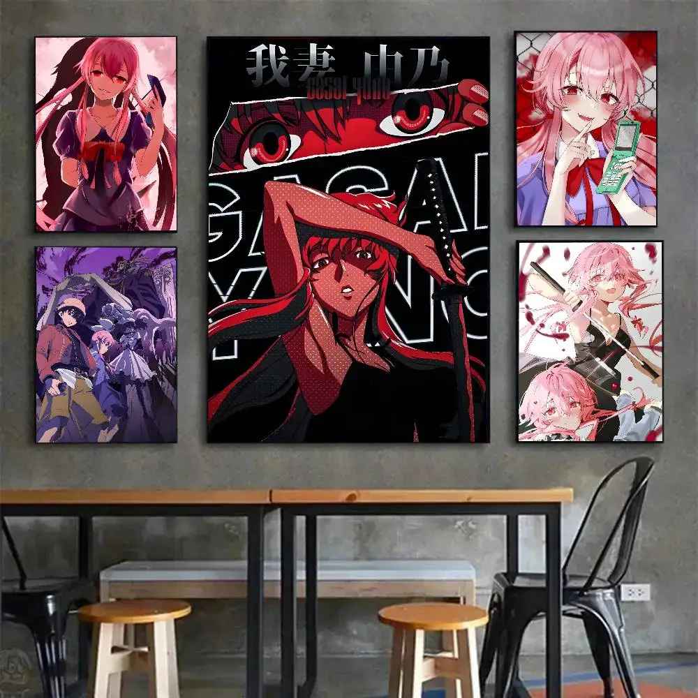 أنيمي الكرتون M-ميراي نيكي المشارك الفن مع المطبوعات غرفة نوم المنزل غرفة المعيشة الديكور هدية #4