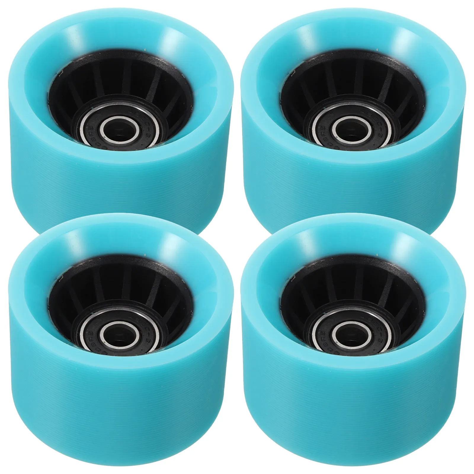 

4Pcs Roller Skate Wheels Replacement Double Row Sturdy Small Skates Wheels for Roller Skating Indoor Outdoor Accessory