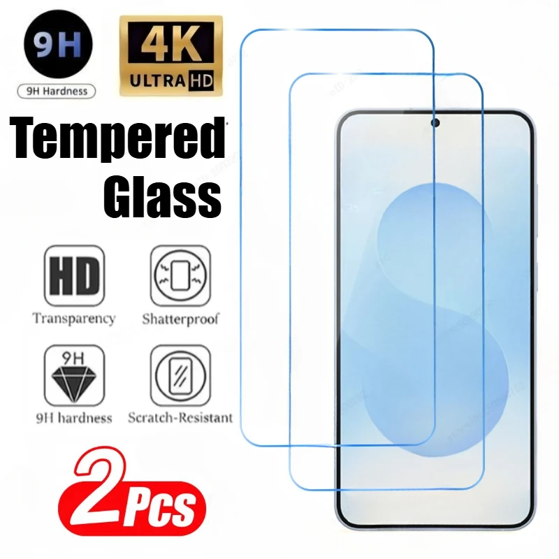 2Pcs Tempered Glass…