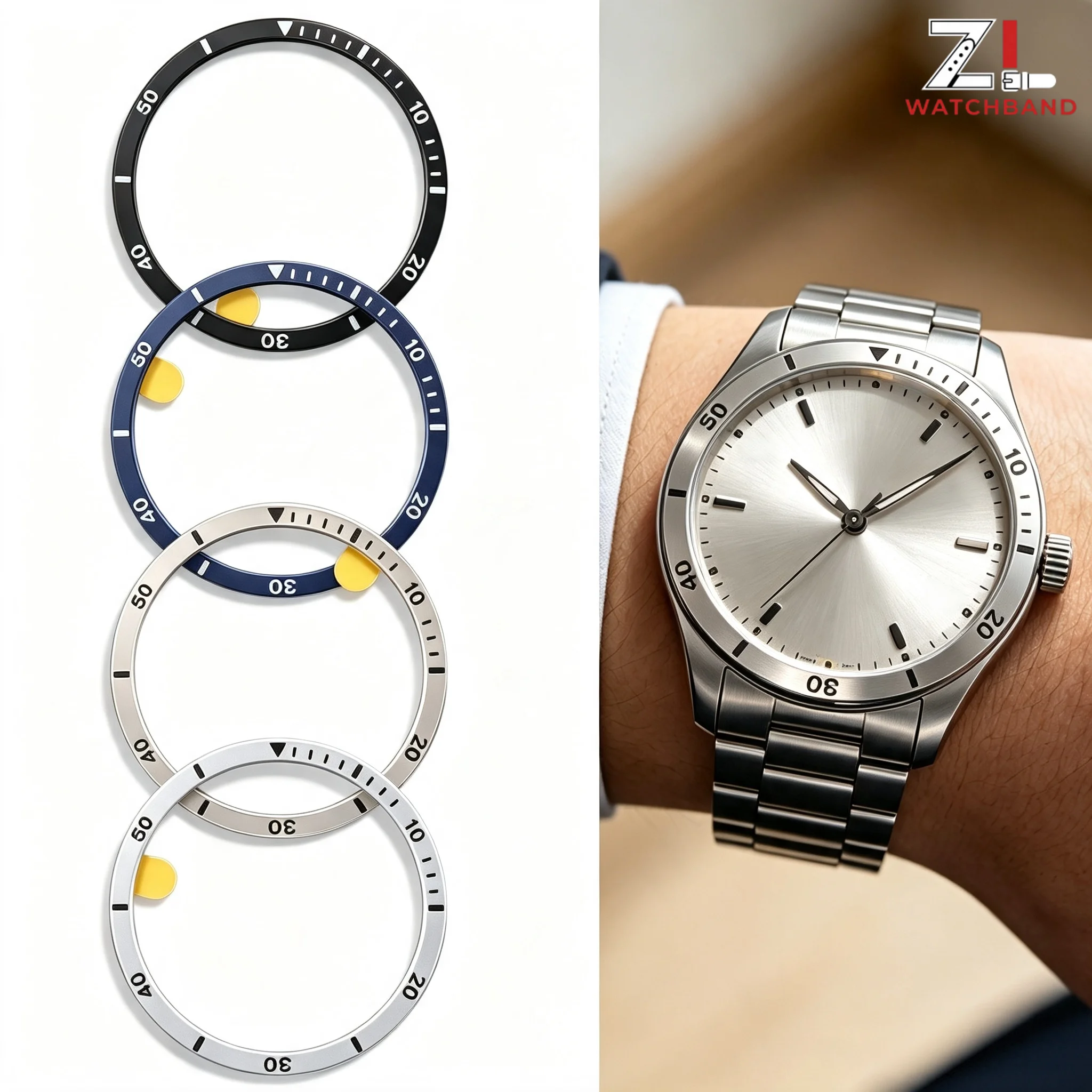 Bezel Ring For Samsung Galaxy Watch 9 8 40mm 44mm Case Protective Metal Frame Protector Time Scale Cover Bumper Accessories