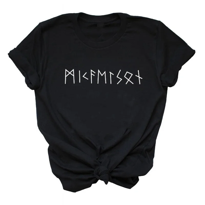 Mikaelson Signature T Shirt Women Summer Round Neck Short Sleeve The Vampire Diaries Woman Print Tshirt Harajuku Tee Shirts