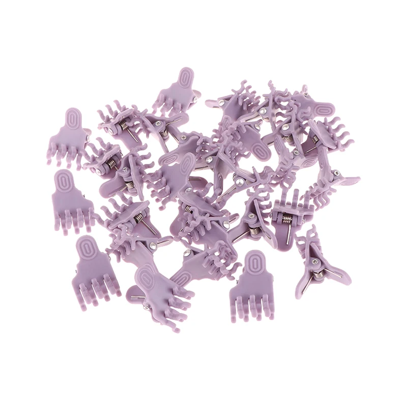 30pcs  High Quality Salon Hot Roller Super Hair Dye Perm Insulation Clips Hair Curler Claw Clips For Women Hairdressing Tools