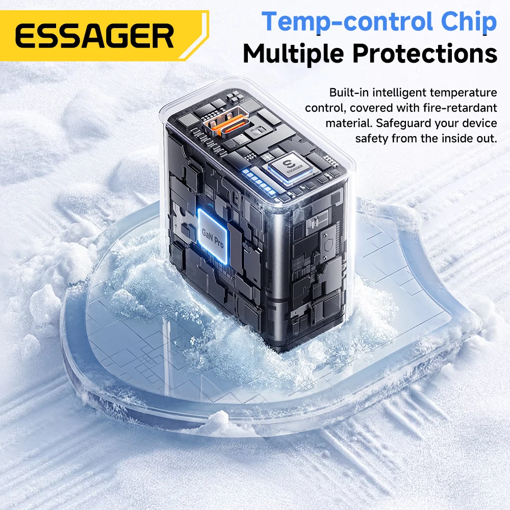 ESSAGER 65W GaN 충전기 PD3.0 PPS QC4.0 아이폰 17 16 삼성 S... - 4