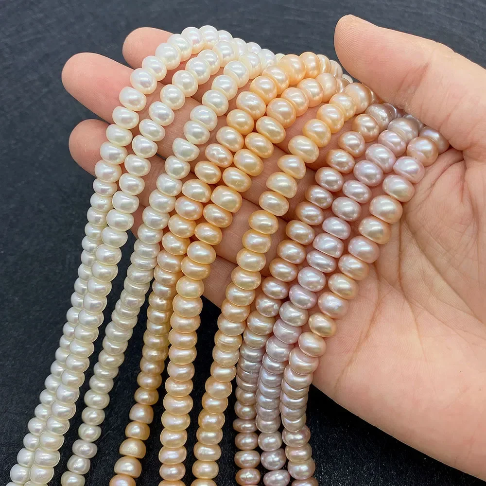 High quality Flat Beads Natural Freshwater Pearls Loose Pearls Beads for Making Jewelry DIY Necklace Bracelet Earring Accessorie