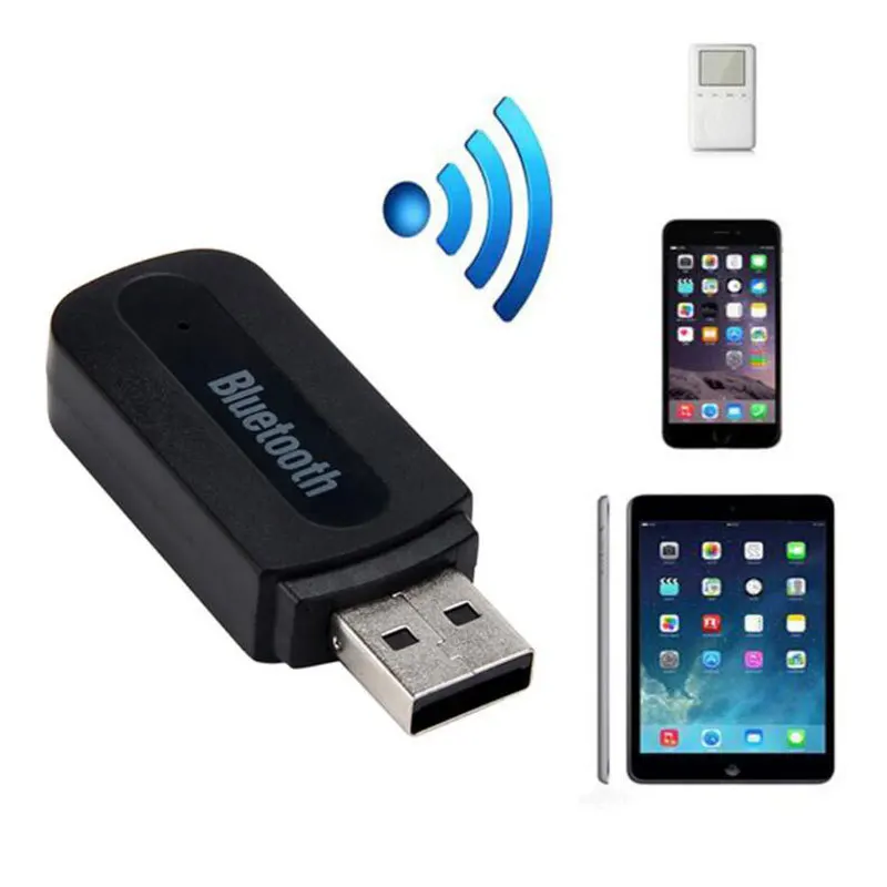 Bt163 penerima musik Bluetooth, penerima USB speaker mobil adaptor Bluetooth audio 3.5mm