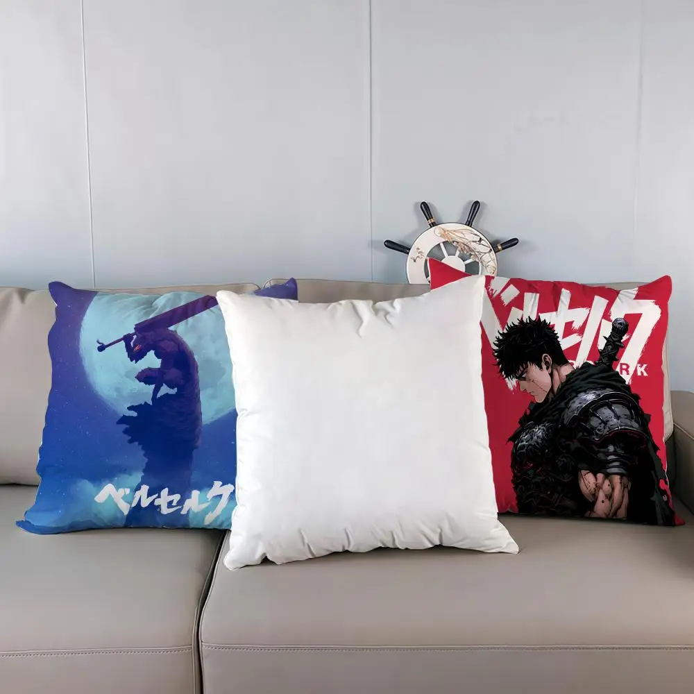 

Japanese Anime Berserk Pillow Case Multi sized car seat cushions, luxurious home office, sofa decorative pillowcases