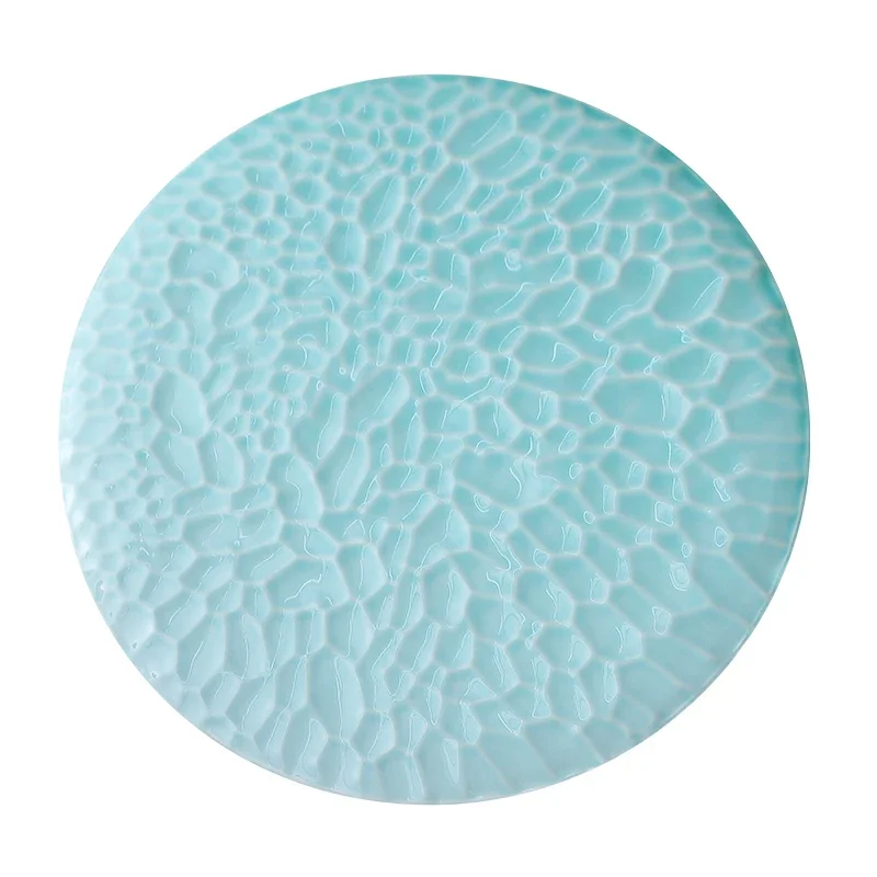 

Creative Hotel Round Flat Western Ceramic Plate