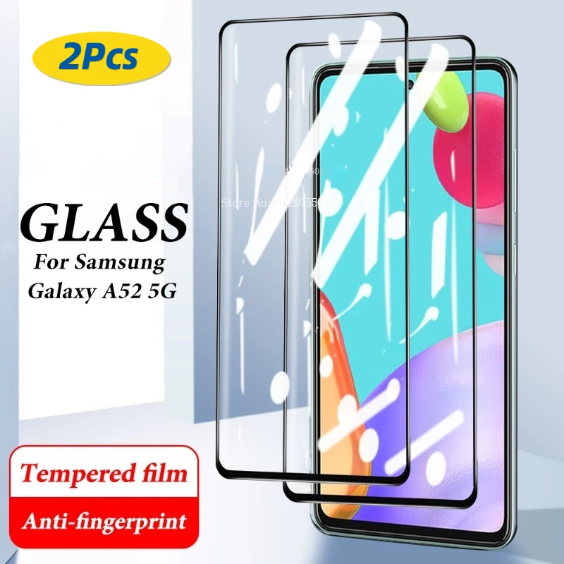 

2Pcs Tempered Glass For Samsung Galaxy A52 A12 A42 A54 5G Screen Protector For Samsung Galaxy a52s A53 A14 A34 A22 A33 A13 5G