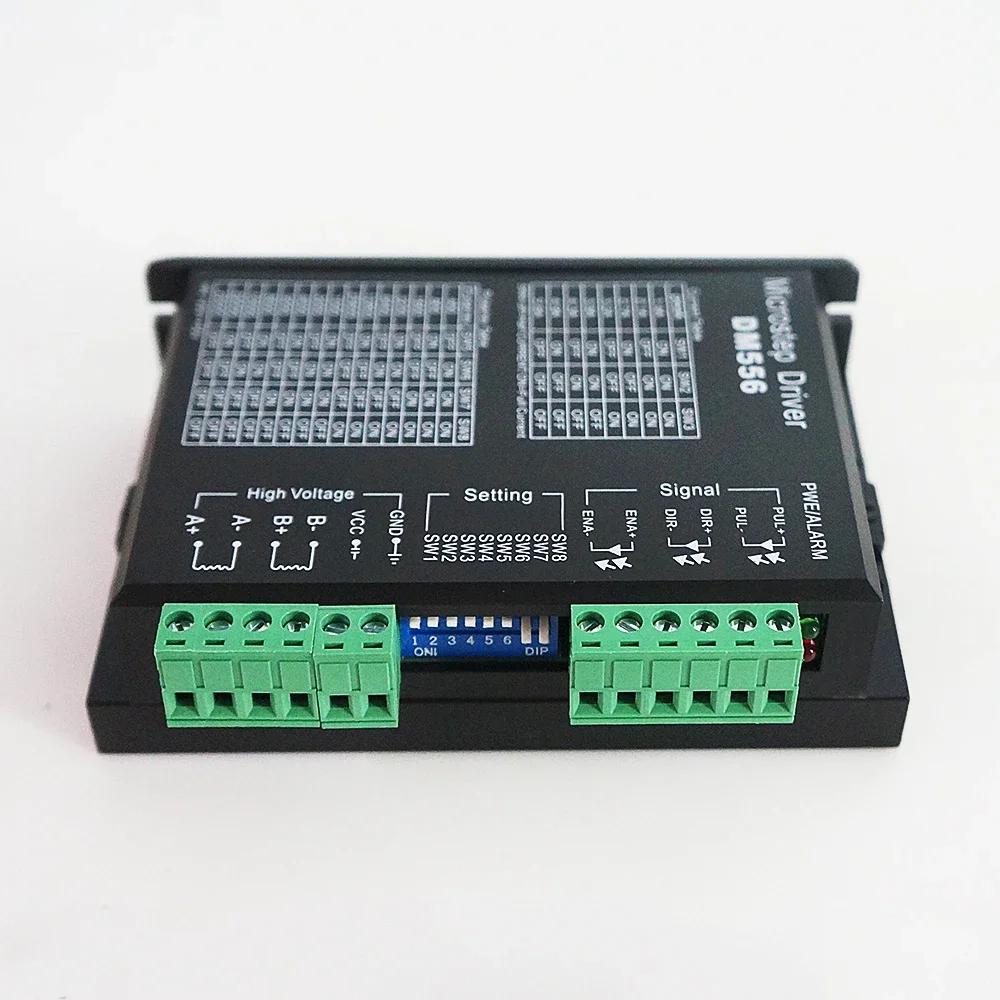 DM556 DM542 Motor Control Board High Speed Low Noise Stepper Motor Driver for 57 86 Series 2-Phase Digital Stepper Motor Drive