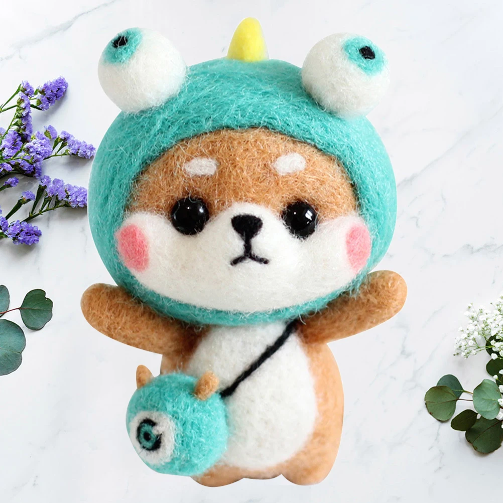 

Felted Wool Animals Kit Needle Felting Supplies s DIY Material Package Kits for Beginners Materials