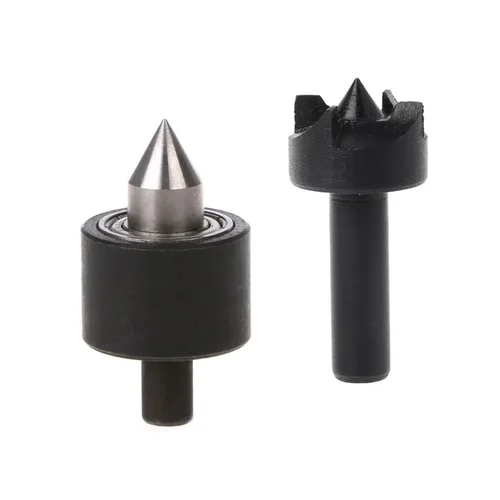 Cabezal central vivo para máquina de torno, centro giratorio, vástago de 6mm, accesorios DIY para Mini torno l29k, 1 ud.