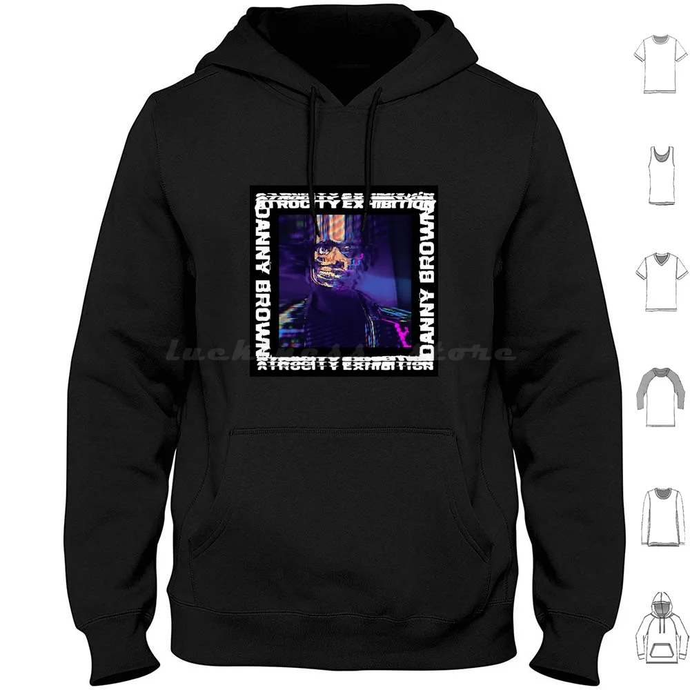 Danny Brown-Atrocity Exhibition Hoodies Long Sleeve Danny Brown Atrocity Exhibition Atrocity Exhibition Hip Hop Rap