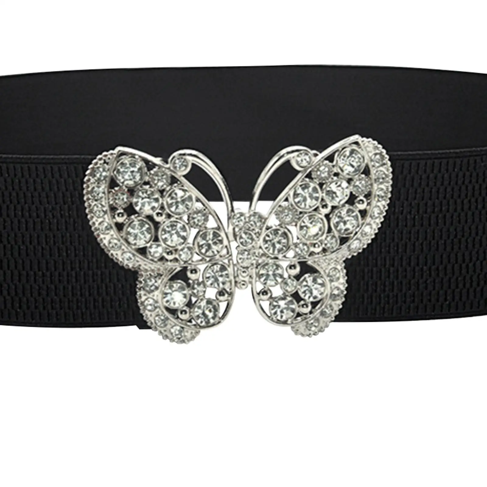 حزام خصر عريض للسيدات بلون سادة وحزام مشد أنيق لفساتين تي شيرت وسترة