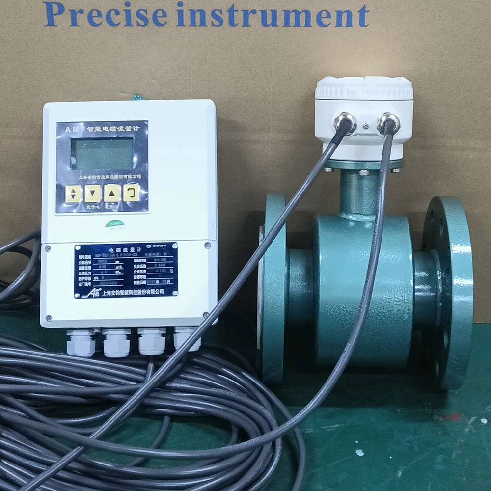 

High-Pressure Electronic Flow Meter for Industrial Use Intelligent Sewage Water Magnetic Measurement Mud Stainless Steel