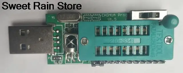 CH341A Programmer V1.7 1.8V Level Conversion W25Q64FW W25Q128FW GD25LQ64