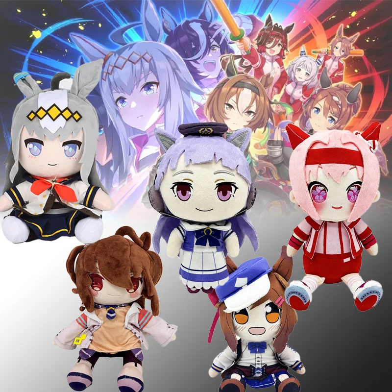 Hot Anime Uma Musume Pretty Derby Plush Toy Cartoon Movie Peripheral Plushie Game Enthusiast Children's Gift For Fans
